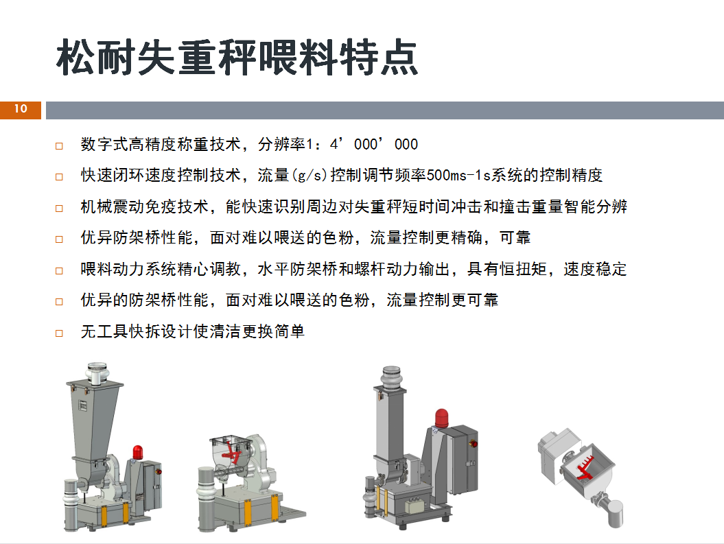 松耐直播丨失重稱在單色高濃度母粒計量工藝的應(yīng)用(圖4)